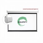 Екран для проектора Equipify ESAA100 (моторизований, настінно-стельовий, 100", (16:9), 221*123)