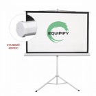 Екран для проектора Equipify ESDC100 (на тринозі, 4:3, 200*150)