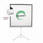 Екран для проектора Equipify ESDB118 (на тринозі 118" 213*213)