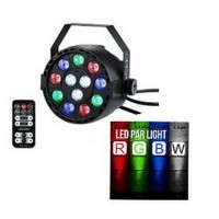 BIG BATTERY PAR 12*3WRGBW-REMOTE