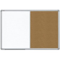 Доска пробковая-маркерная, 90 на 120 см UkrBoards UB90x120WС
